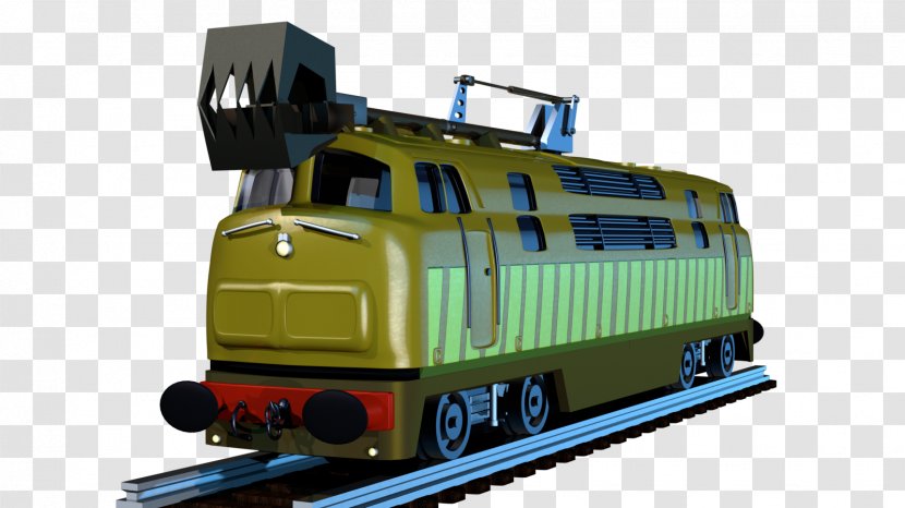 Train Rail Transport The Other Railway Car Diesel Engine - Muppets Transparent PNG