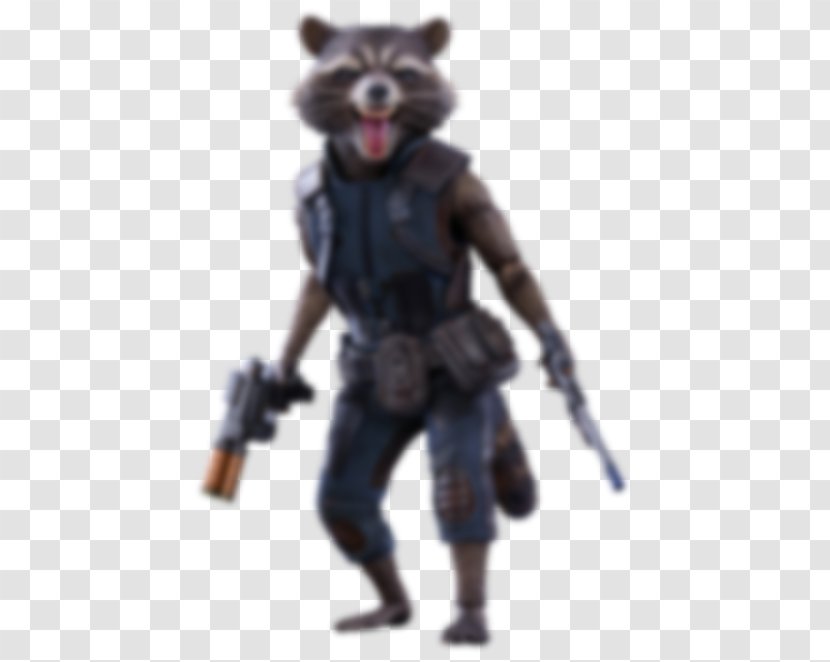 Rocket Raccoon Groot Drax The Destroyer Hot Toys Limited Action & Toy Figures - Snout Transparent PNG