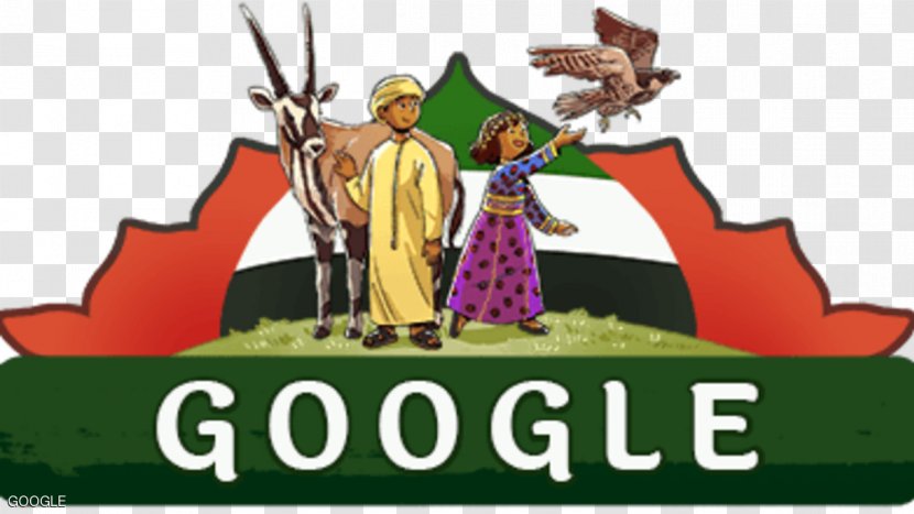 Abu Dhabi Dubai National Day Independence Google Doodle Transparent PNG