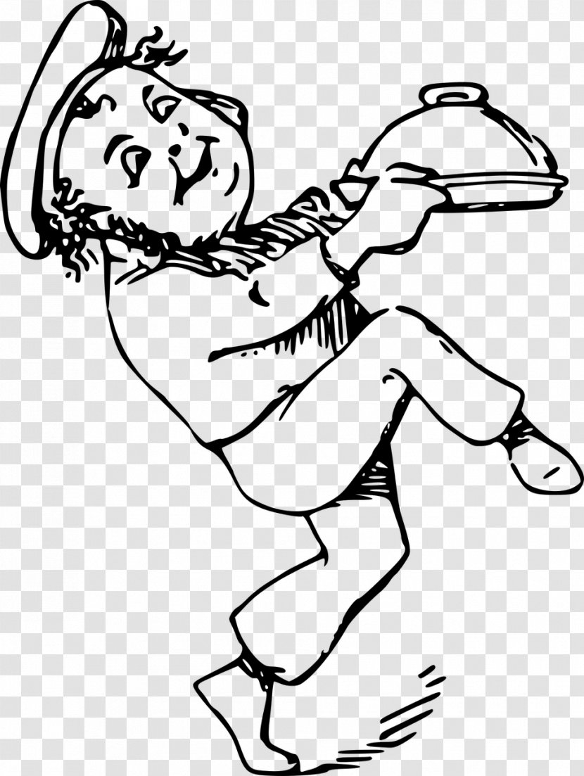 Comics Drawing Public Domain Clip Art - Flower - Waiter Transparent PNG