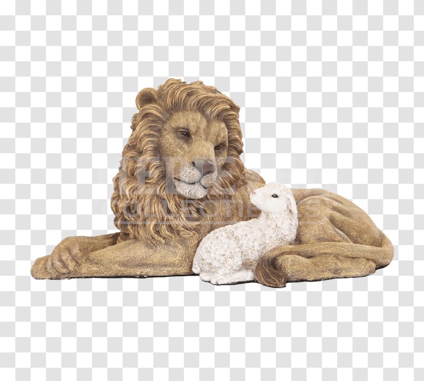 Lion Sheep Statue Figurine Sculpture - Religion Transparent PNG