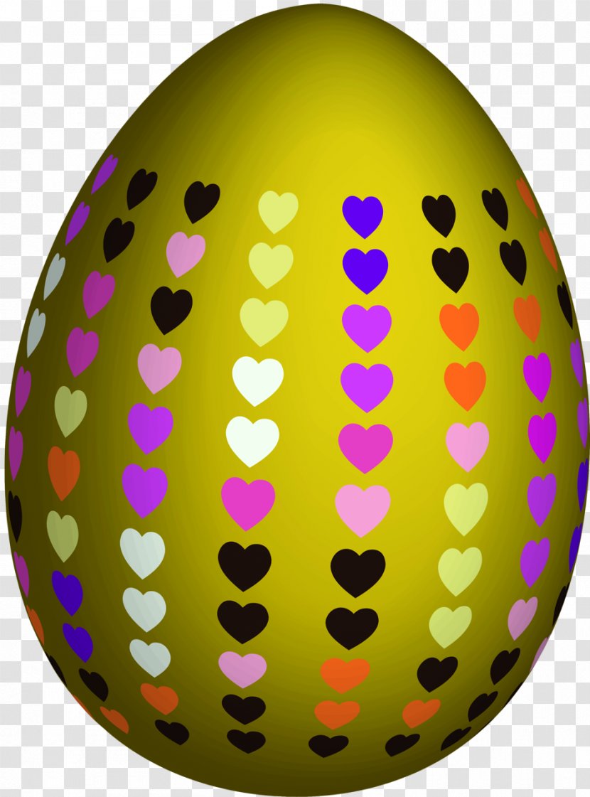 Easter Egg Background - Yellow - Shaker Polka Dot Transparent PNG
