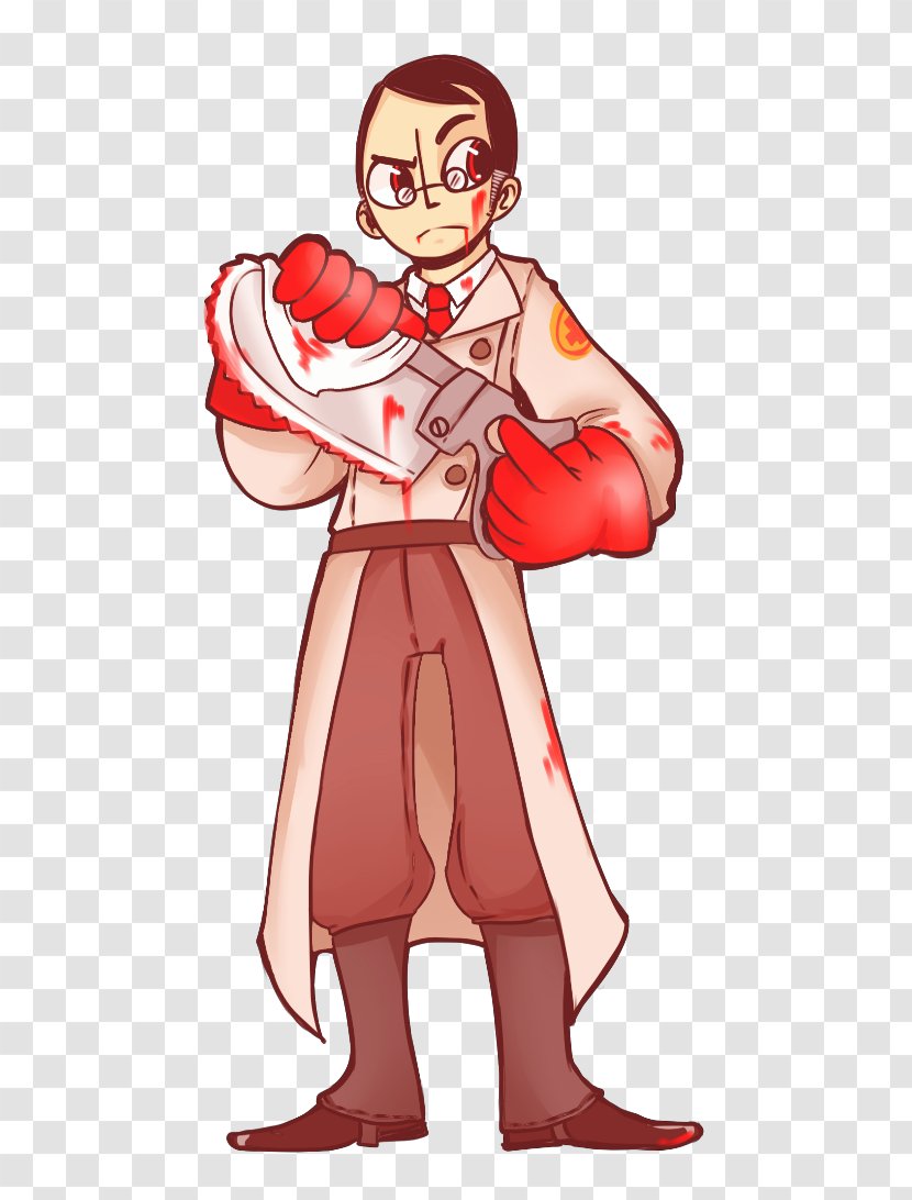 Team Fortress 2 Fan Art Medic - Watercolor - Flower Transparent PNG