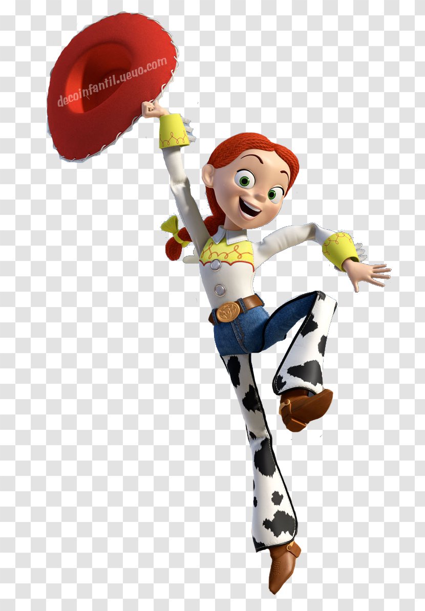 Toy Story 2: Buzz Lightyear To The Rescue Jessie Sheriff Woody - Figurine Transparent PNG
