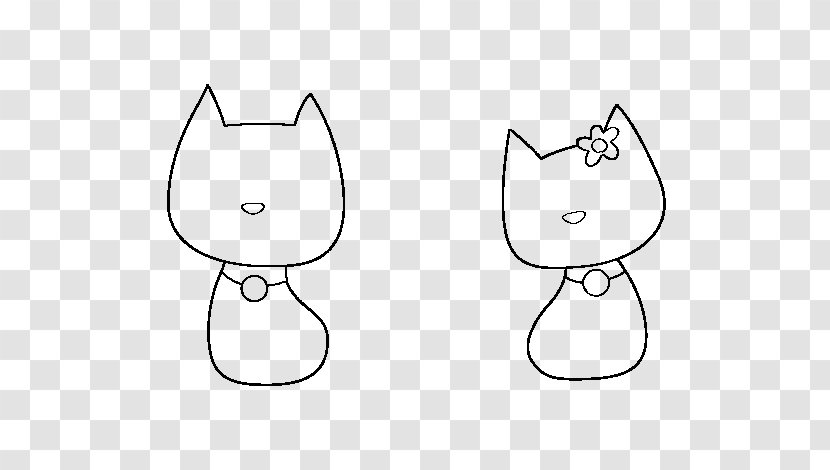 Cat Drawing Coloring Book Painting - Heart - Berry Transparent PNG