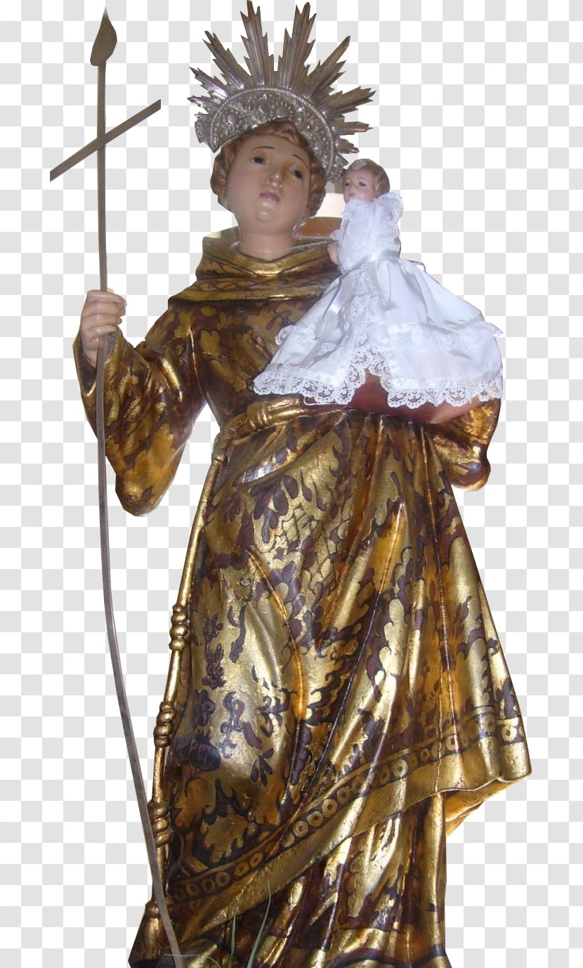 Middle Ages Costume Design Religion Statue - Santo Antonio Transparent PNG