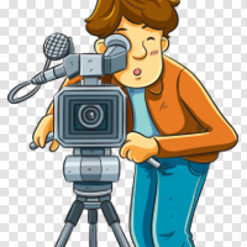 Camera Operator Photography Cartoon - Communication - Photographer Transparent PNG