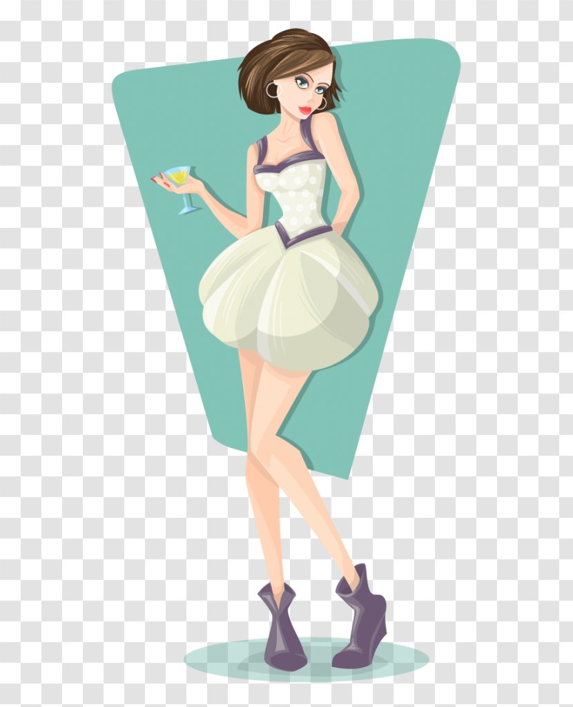 Drink Dance Woman - Flower Transparent PNG