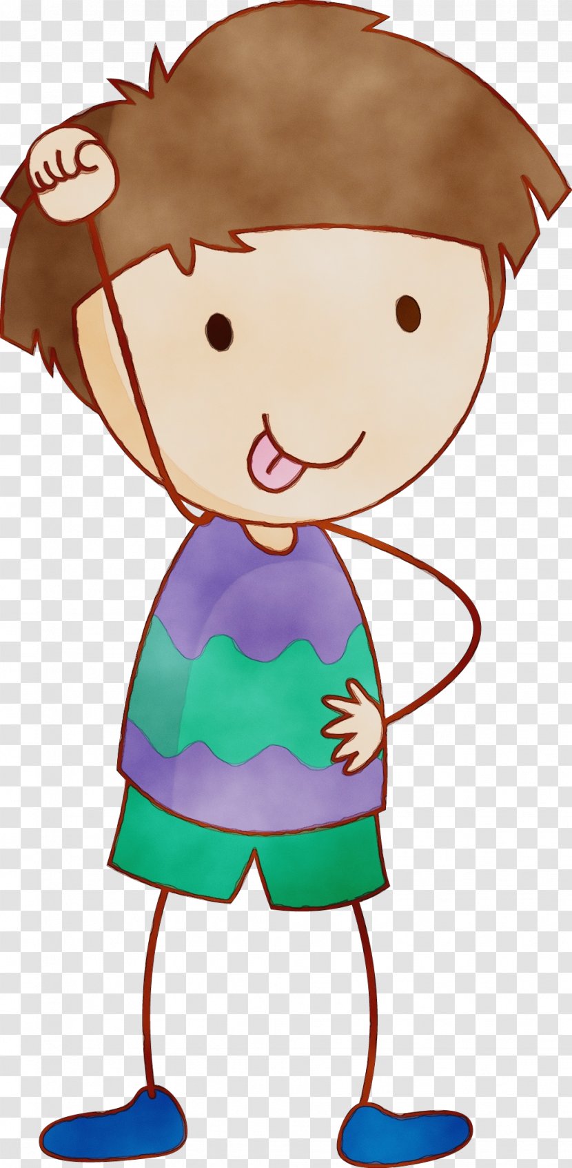 Watercolor Drawing - Child Art - Style Fictional Character Transparent PNG