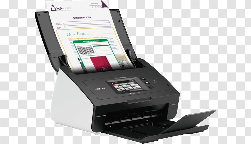 Image Scanner Brother ADS-2600W Dots Per Inch 24Ppp Double With Wifi / Network Ads-2600We Documentary Ads-2600W - Document - Scanning Transparent PNG