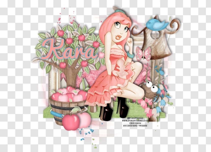 Cartoon Pink M Doll Legendary Creature - Fictional Character - Itsy Bitsy Spider Transparent PNG
