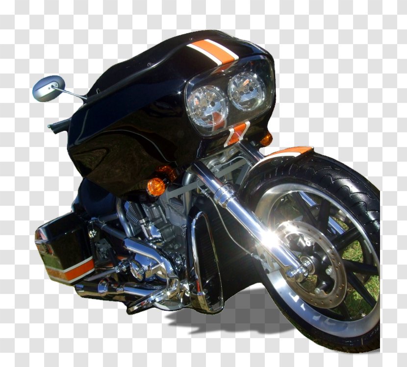 Cruiser Harley-Davidson VRSC Custom Motorcycle - Vehicle Transparent PNG