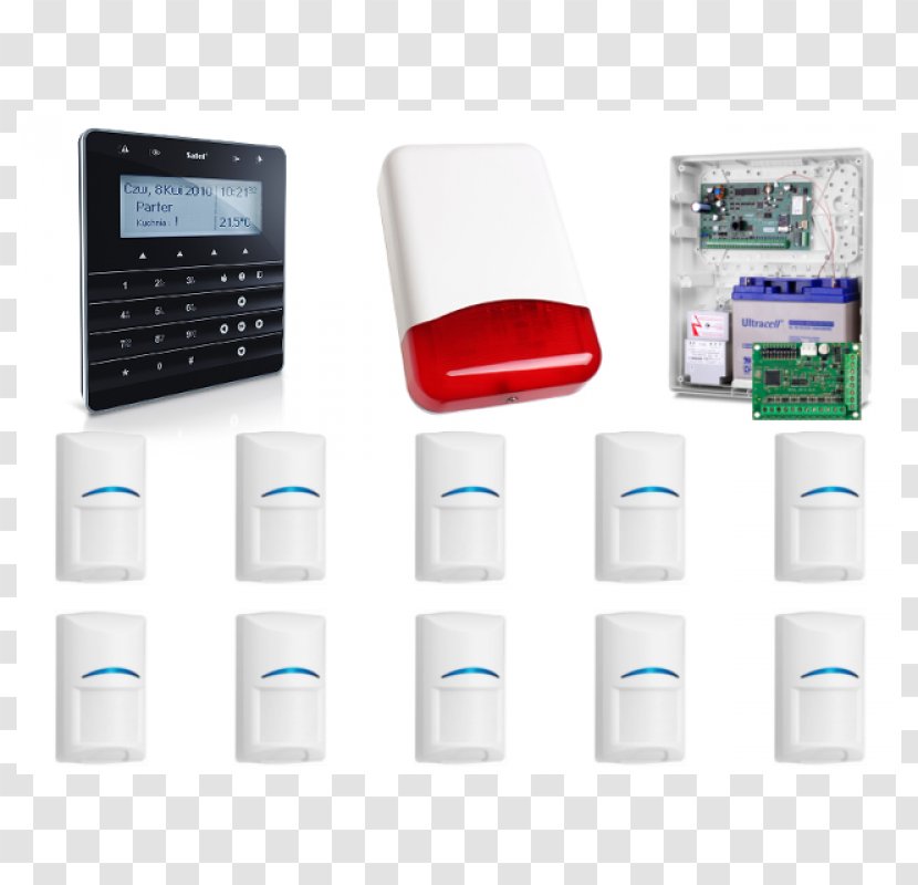 Security Alarms & Systems Passive Infrared Sensor Motion Sensors SATEL - House - Gsm Transparent PNG