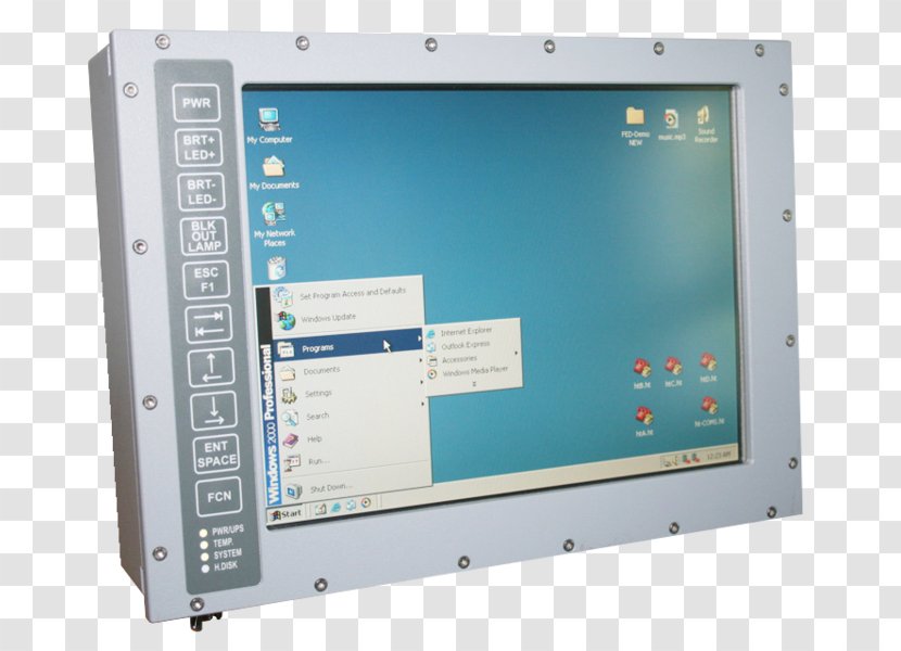 Computer Monitors Rugged Personal Industrial PC - Ipc Transparent PNG