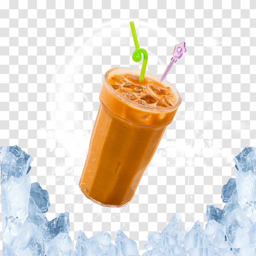 Juice Soft Drink Milkshake Iced Tea - Ice Transparent PNG