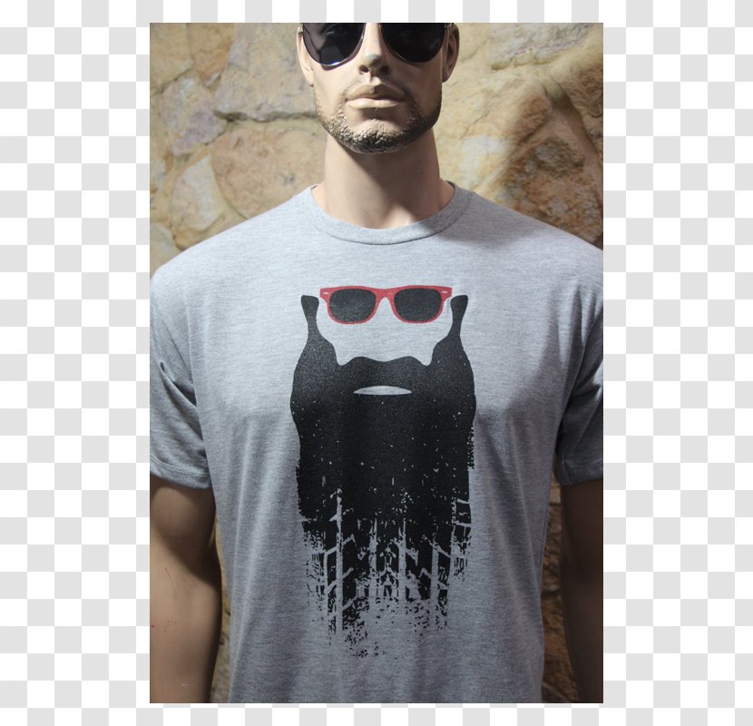 Sunglasses T-shirt Moustache - Tshirt Transparent PNG