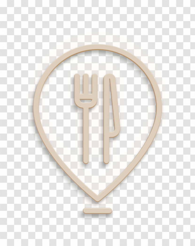 Pin Icon Restaurant Elements Icon Placeholder Icon Transparent PNG