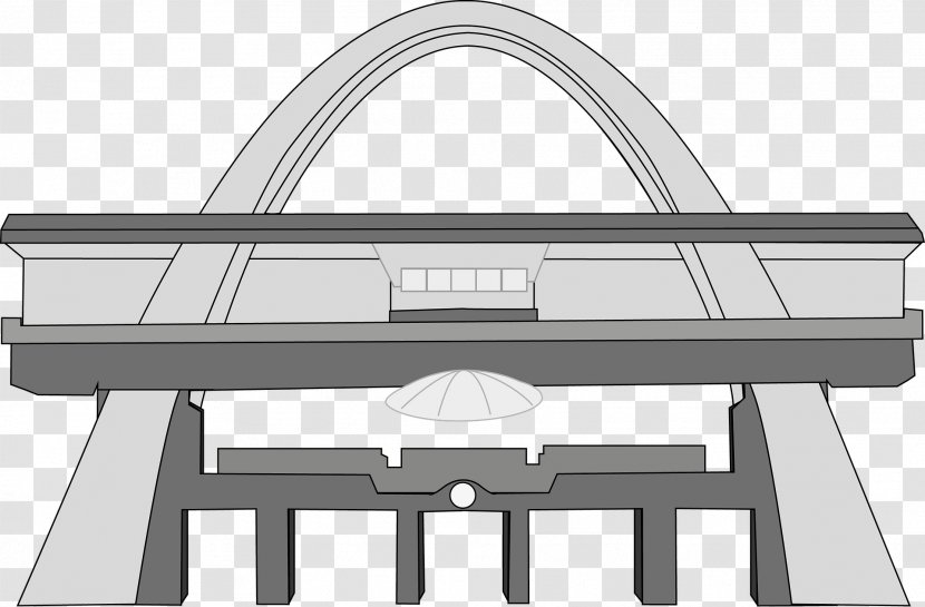 Independence Arch Black Star Square Architecture Accra - Material - Curved Door Transparent PNG