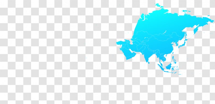 World Map Asia Vector Graphics - Aqua Transparent PNG