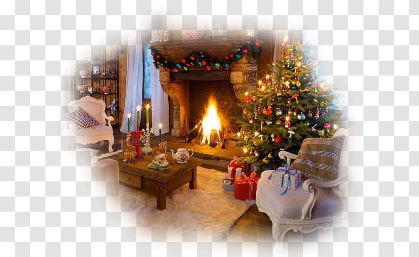 Living Room Christmas House - Decoration Transparent PNG