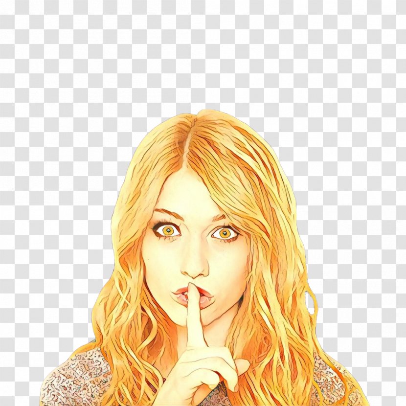 Lips Cartoon - Hair Coloring - Feathered Surfer Transparent PNG