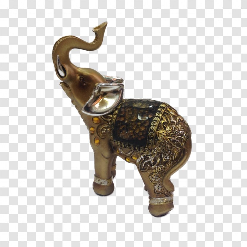 Simbirsky Souvenir Figurine Bronze Sculpture African Elephant - Metal Transparent PNG