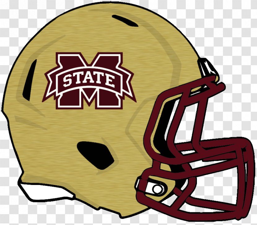 Mississippi State Bulldogs Football American Helmets Egg Bowl - Lacrosse Protective Gear - Helmet Transparent PNG