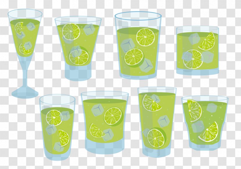 Tea Cocktail Caipirinha Juice Fizzy Drinks - Mentha Spicata - Green Lemon Herbal Transparent PNG