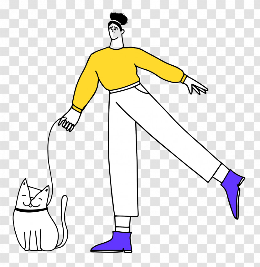 Walking The Cat Transparent PNG