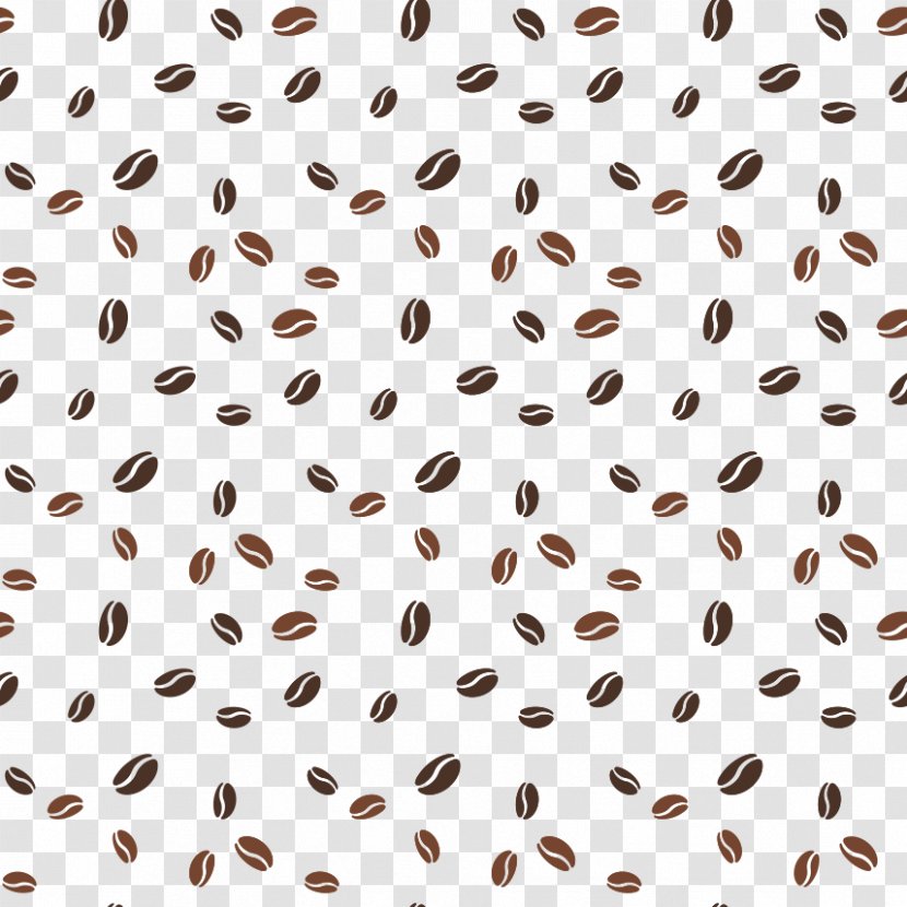Coffee Bean Cappuccino Cafe - Point - Creative Beans Seamless Background Vector Transparent PNG