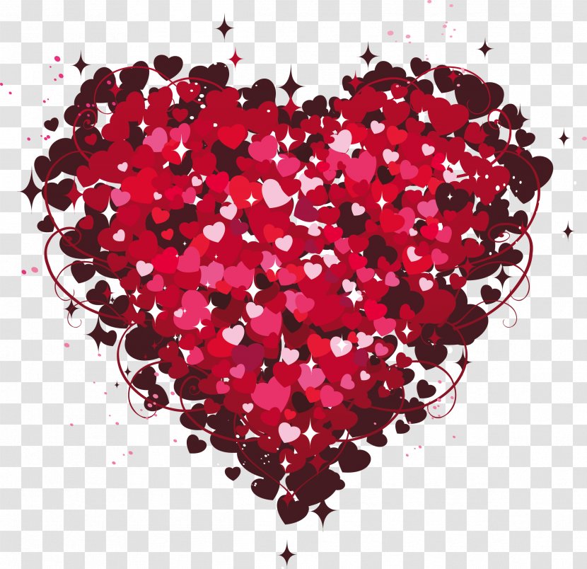 Heart Valentine's Day Clip Art - Frame - Of Hearts PNG Clipart Transparent PNG