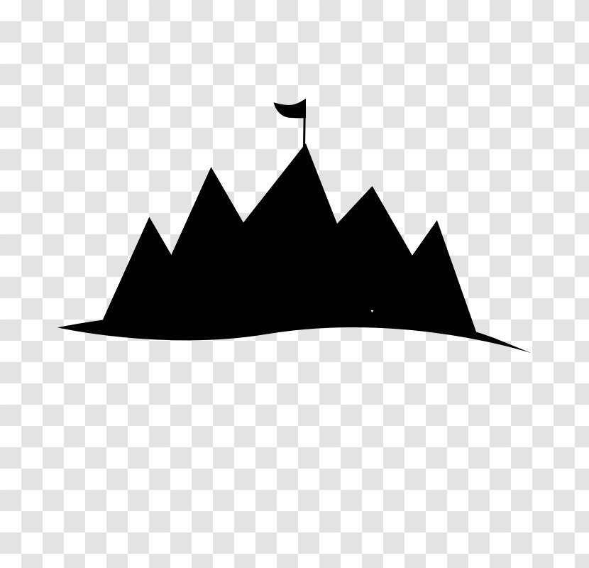 Clip Art Logo Triangle Point Leaf - Black M - Tree Transparent PNG