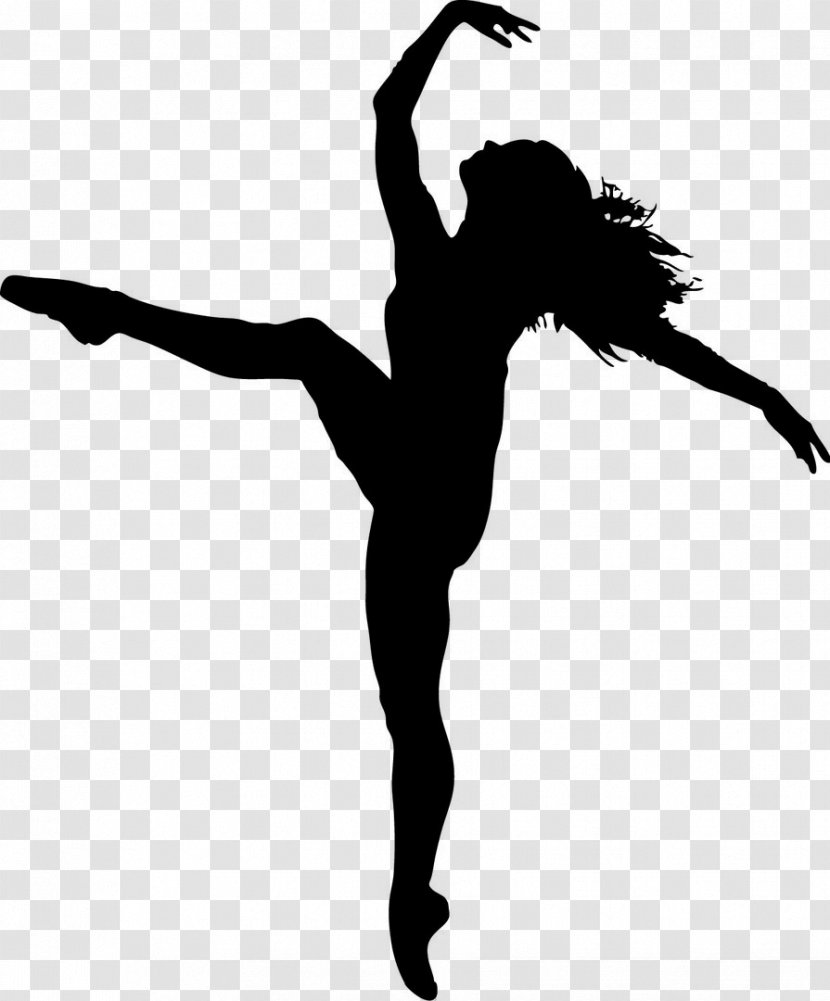 Jazz Dance Silhouette Ballet Dancer Clip Art - Free - Ballerina Transparent PNG
