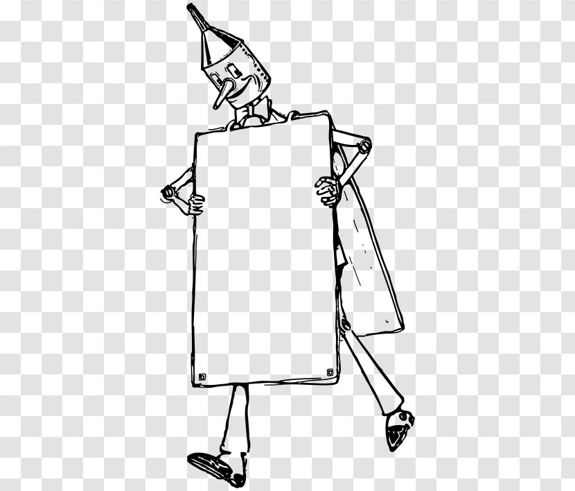 Tin Woodman The Wonderful Wizard Of Oz Dorothy And In Land Gale - Black Transparent PNG