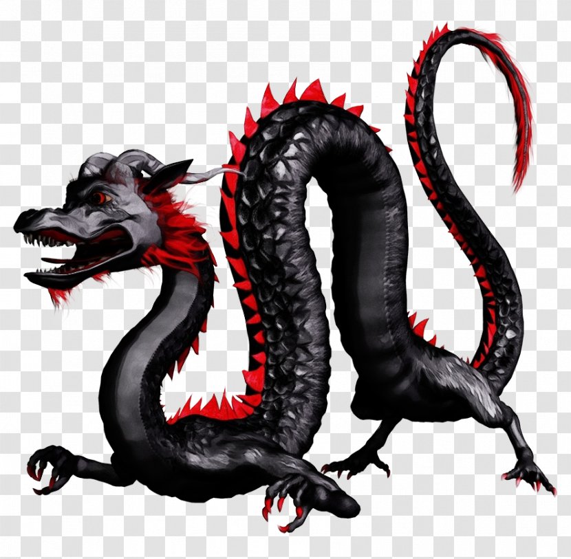 Fire Breathing Dragon - Animal Figure - Cryptid Transparent PNG