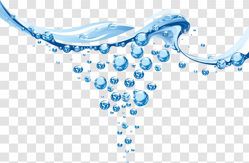 Water Drop Euclidean Vector Shower - Underwater Droplets Renderings Transparent PNG