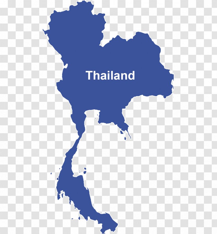 Thailand Vector Map - Art Transparent PNG