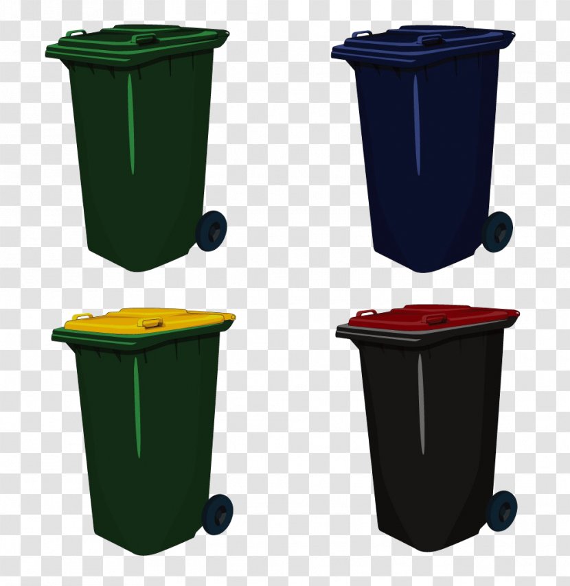Waste Container Recycling Bin Paper - Containment - Trash Can Transparent PNG