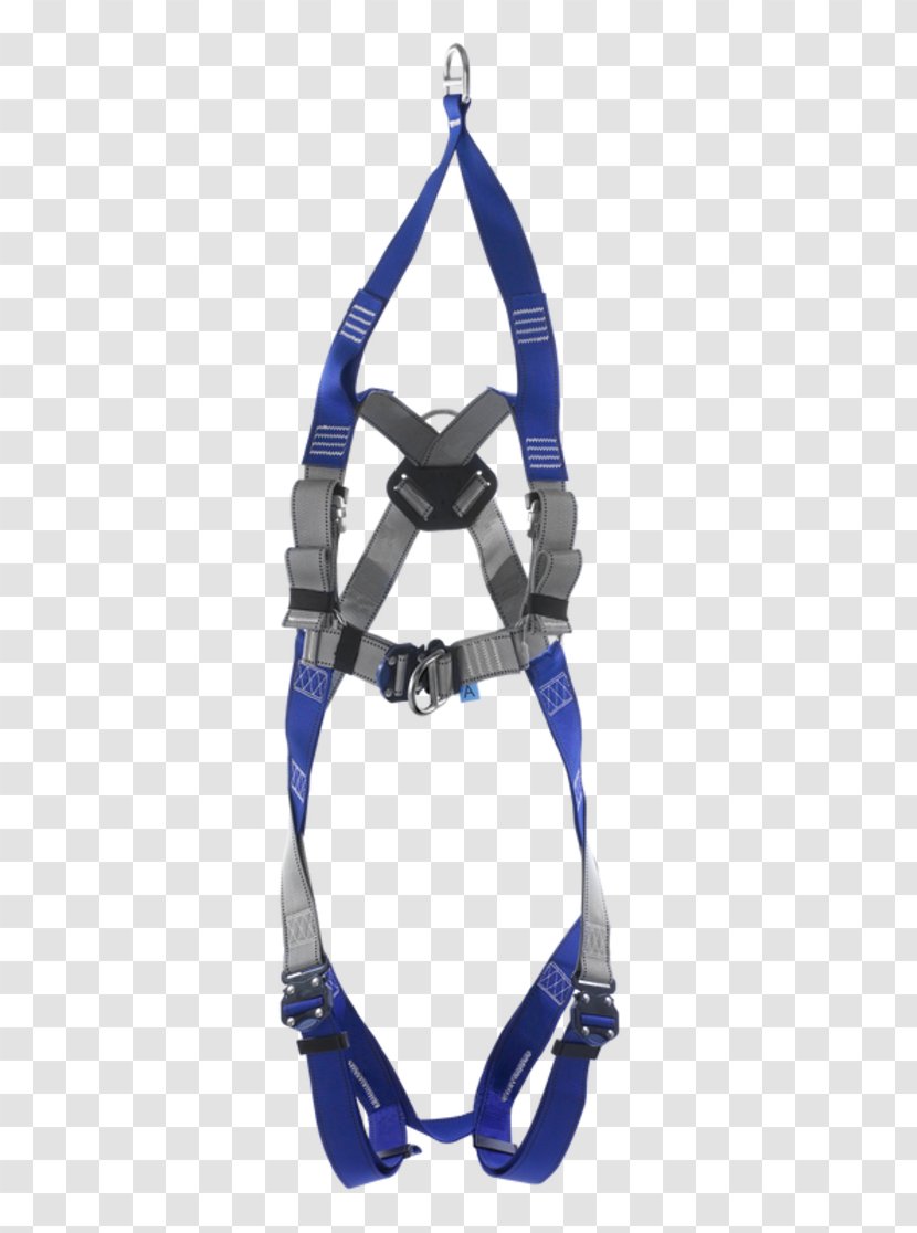 Safety Harness Fall Arrest Personal Protective Equipment Confined Space Rescue - Cobalt Blue Transparent PNG