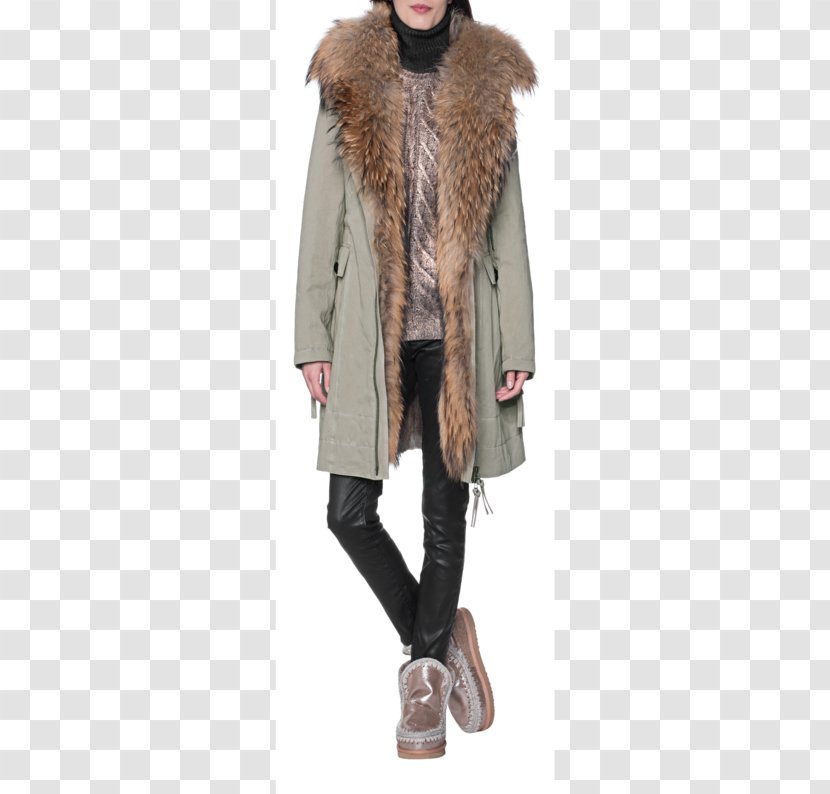 Fur Overcoat Brown - Coat Transparent PNG