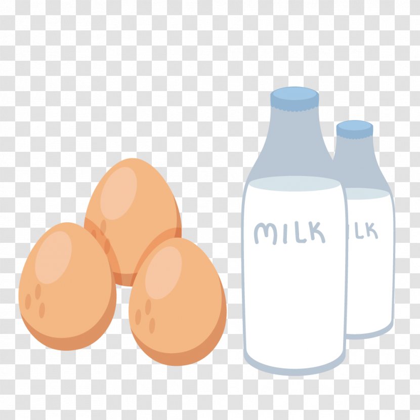 Chicken Egg Cows Milk - Hornbill - Vector Milk, Eggs Transparent PNG