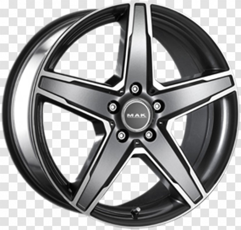 Car Alloy Wheel Metal Stern - Black - Mak Transparent PNG
