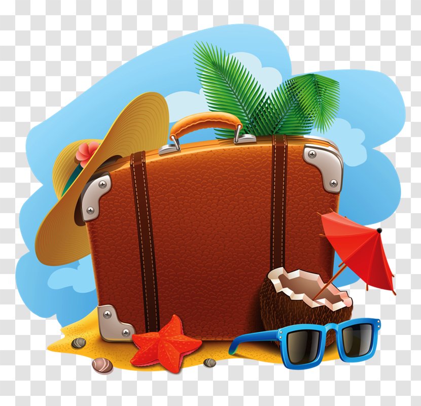 Vacation Travel Suitcase - Toy Transparent PNG