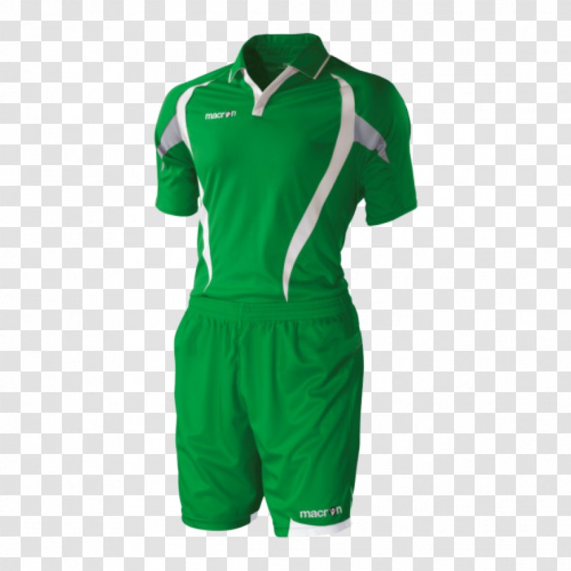 Green Uniform Sleeve Shirt Sports - Jersey - Macron Transparent PNG