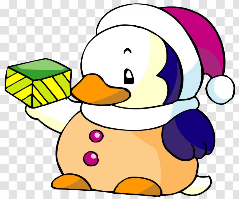 Penguin Cartoon Christmas - Gratis - Cute Penguins Transparent PNG