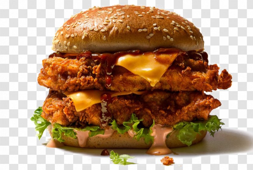 KFC Original Recipe Hamburger Advertising Fast Food - Double Down - Kfc Bucket Transparent PNG