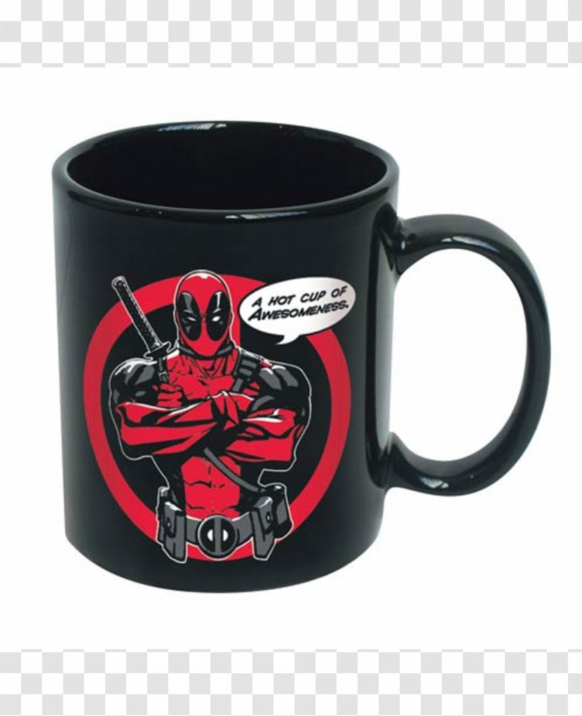 Deadpool Mug Coffee Cup Spider-Man - Tableglass Transparent PNG