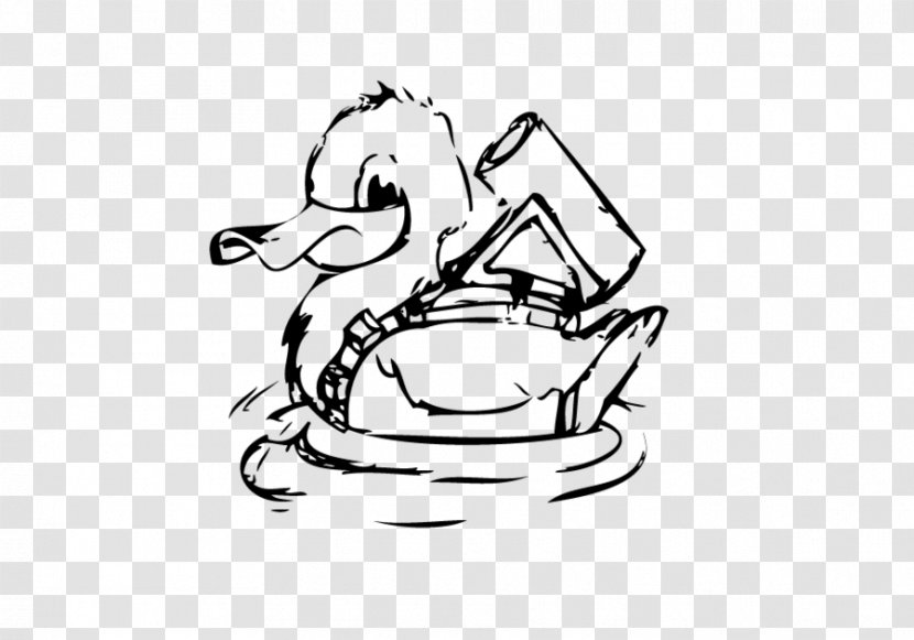 Duck Drawing Coloring Book Line Art Clip - Frame - Outline Designs Transparent PNG