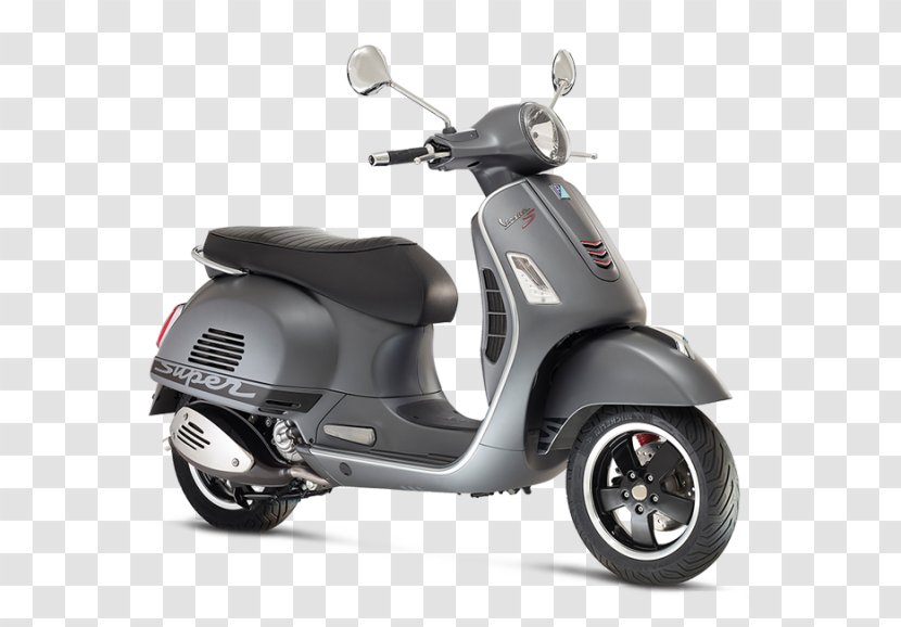 Piaggio Vespa GTS 300 Super Scooter - Motorcycle Accessories Transparent PNG
