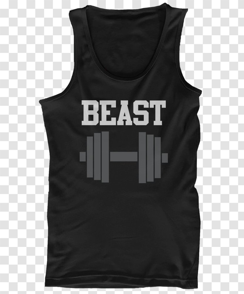 T-shirt Hoodie Beast Sleeveless Shirt Top - Tshirt - White Tank Transparent PNG